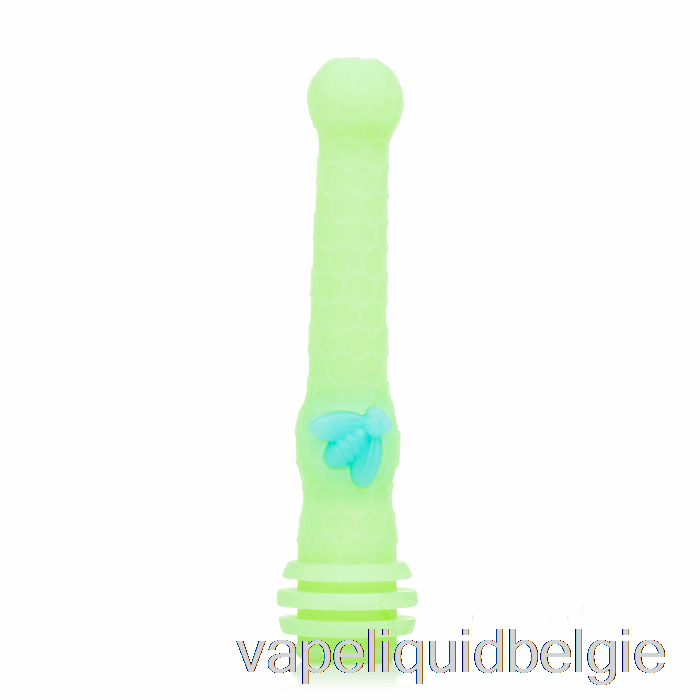 Vape België Stratus Honingdipper Siliconen Schar Stro Uv Slijm (uv Blauwe Bij / Uv Groen)